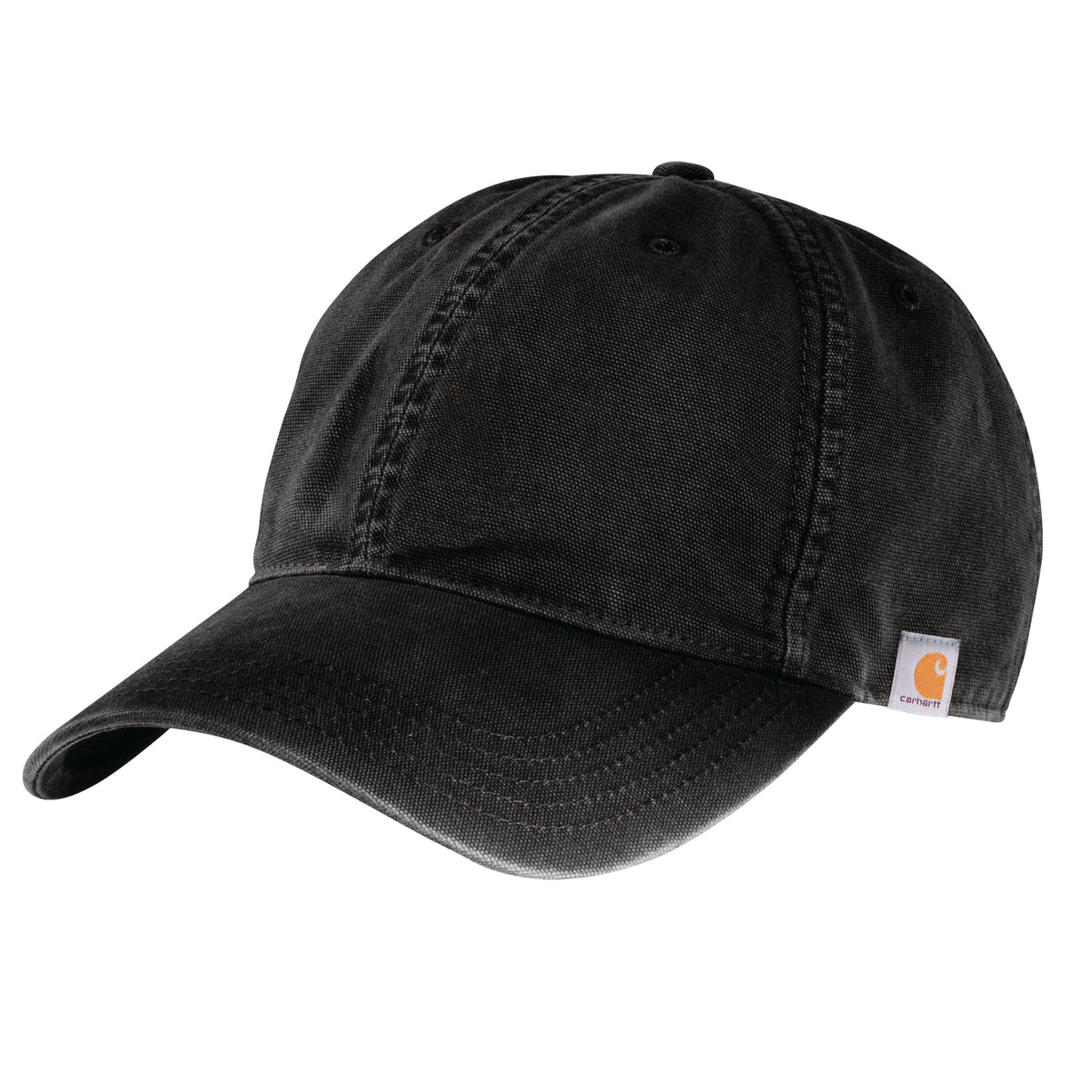 Carhartt Men's Cotton Canvas Cap Hats & Caps Carhartt Black OS