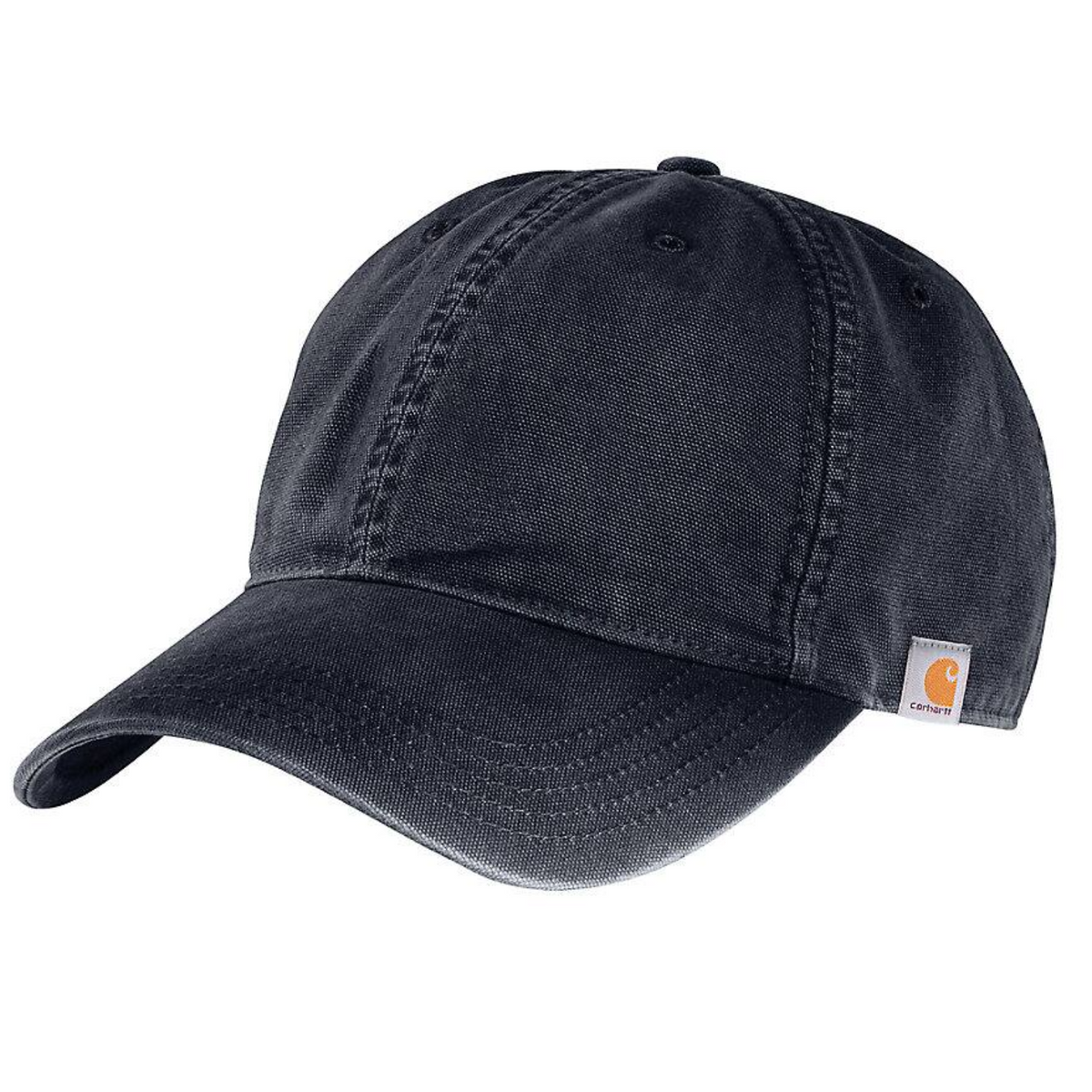 Carhartt Cotton Canvas Patch Logo Baseball Cap Hats & Caps Carhartt Navy OS Reg