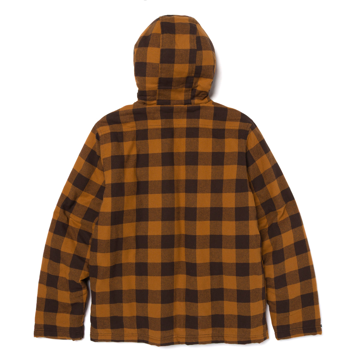 CAT Men's Hooded Flannel Snap-Front Shirt Jac Sweatshirts & Hoodies CAT