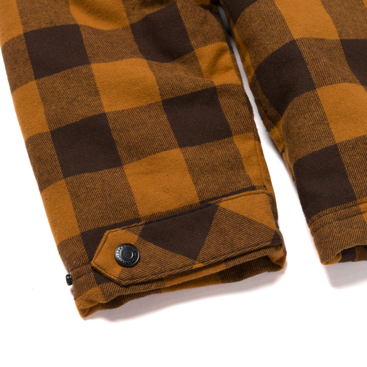 CAT Men's Hooded Flannel Snap-Front Shirt Jac Sweatshirts & Hoodies CAT