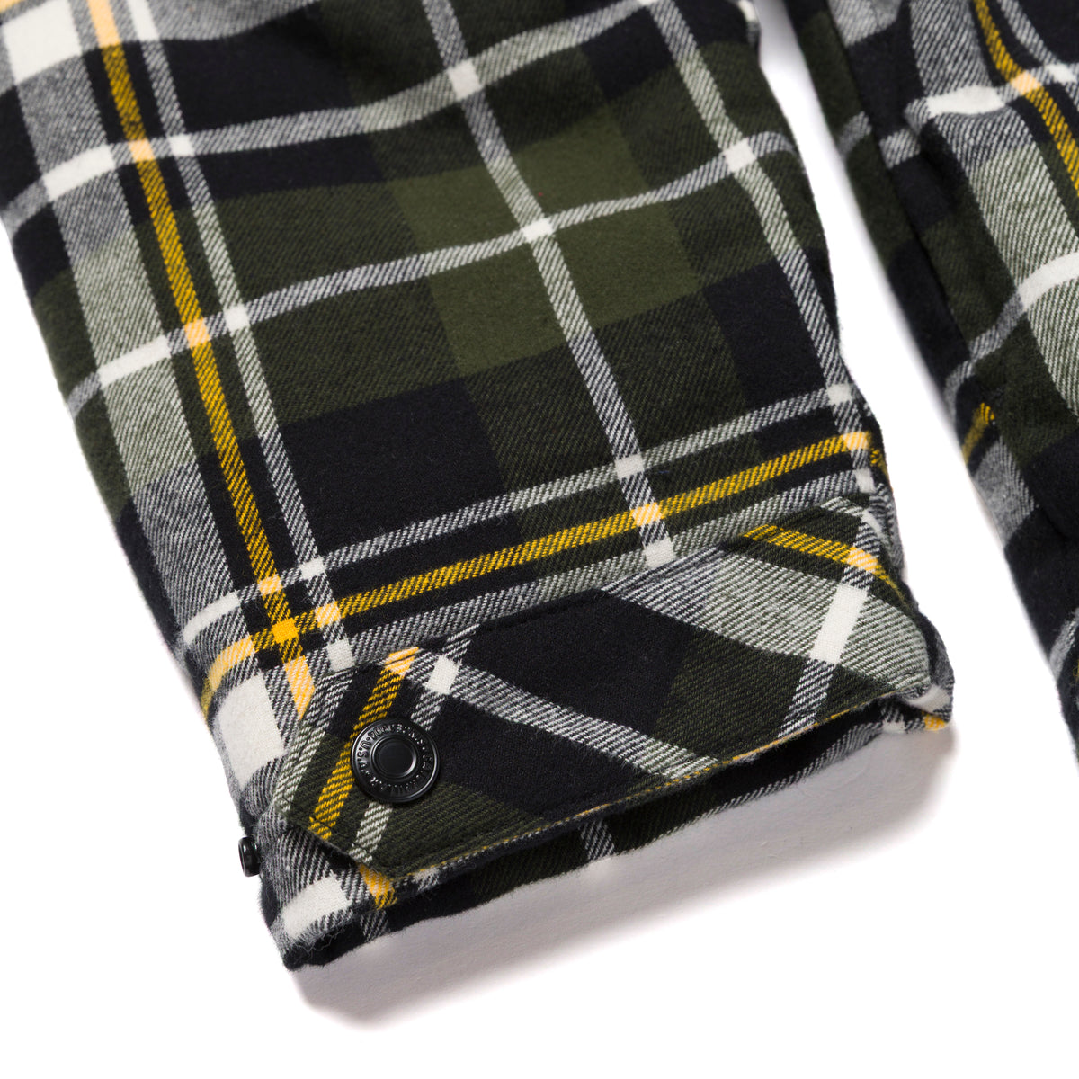CAT Men's Hooded Flannel Snap-Front Shirt Jac Sweatshirts & Hoodies CAT