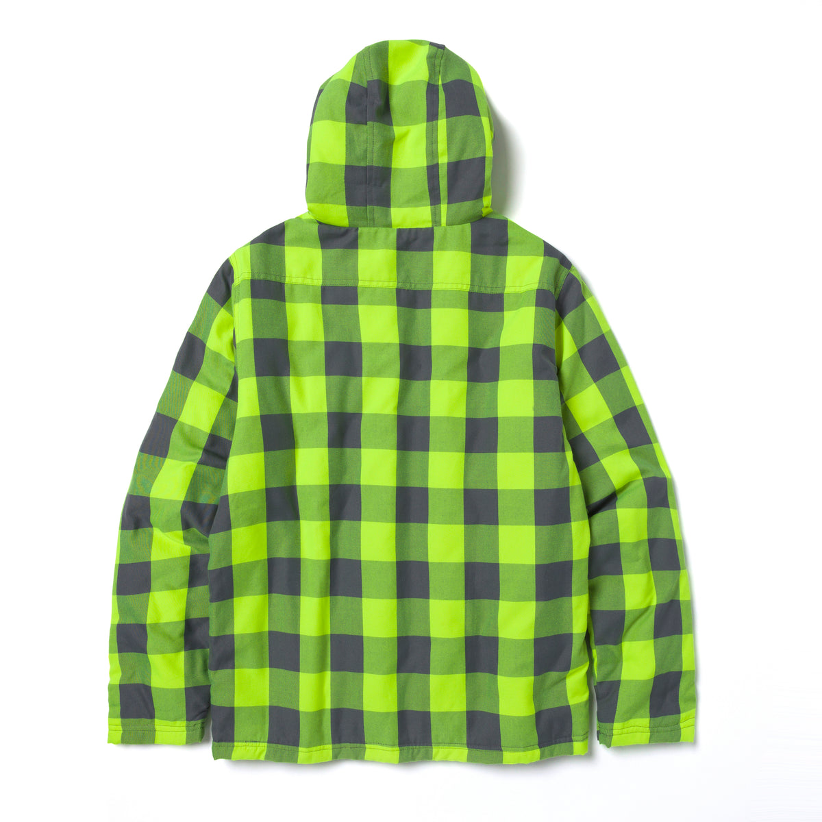 CAT Men's EV Snap-Front Hooded Flannel Shirt Jac