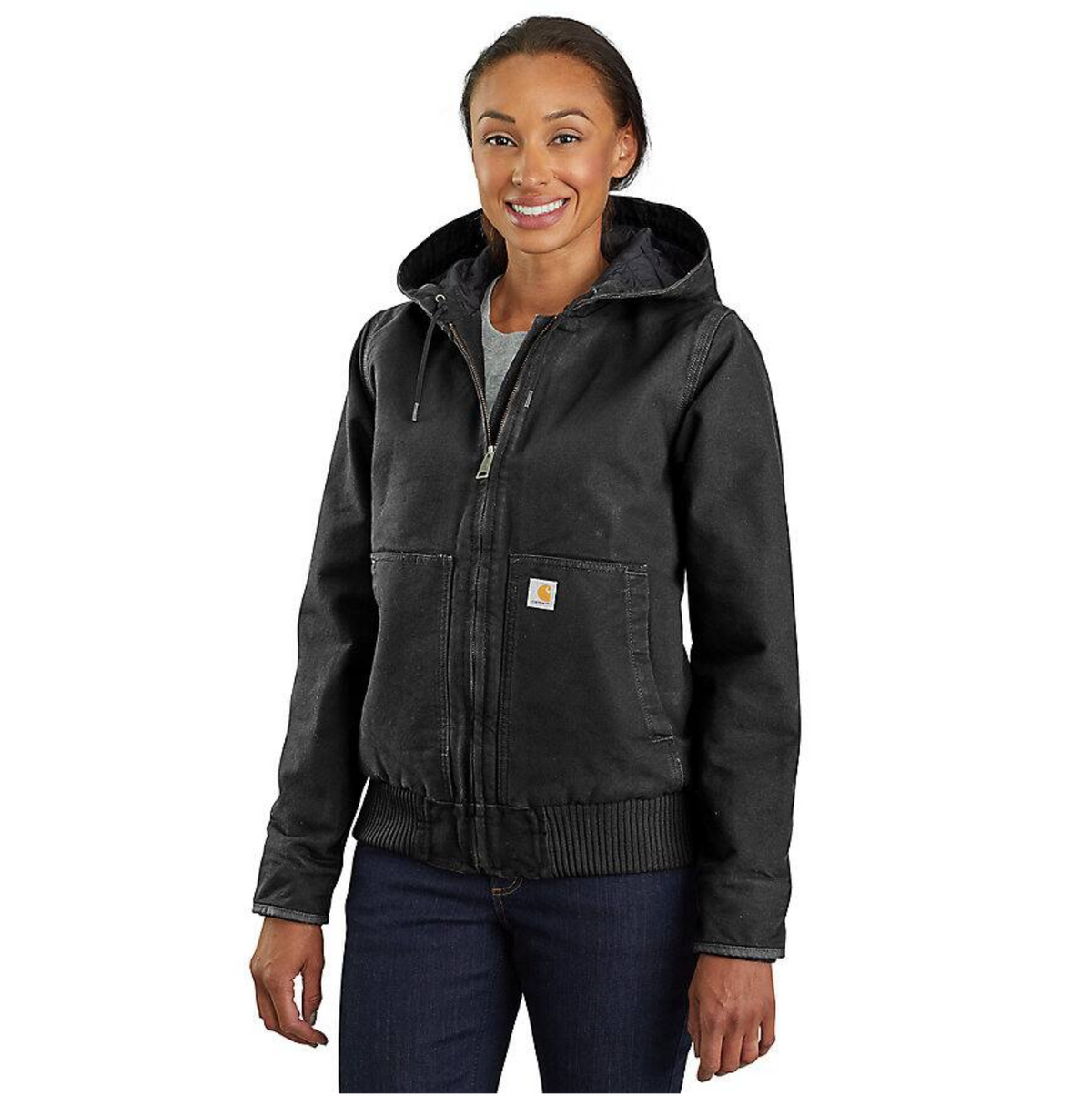 Carhartt Women&#39;s Loose Fit Washed Duck Active Jacket - Work World - Workwear, Work Boots, Safety Gear