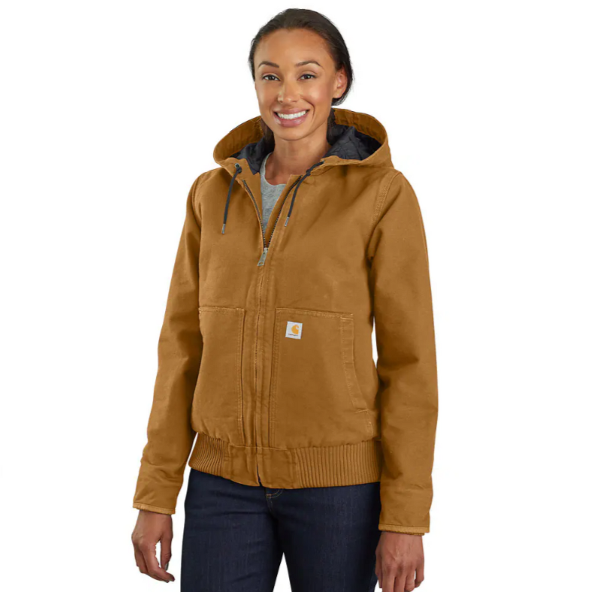 Carhartt Women&#39;s Loose Fit Washed Duck Active Jacket - Work World - Workwear, Work Boots, Safety Gear