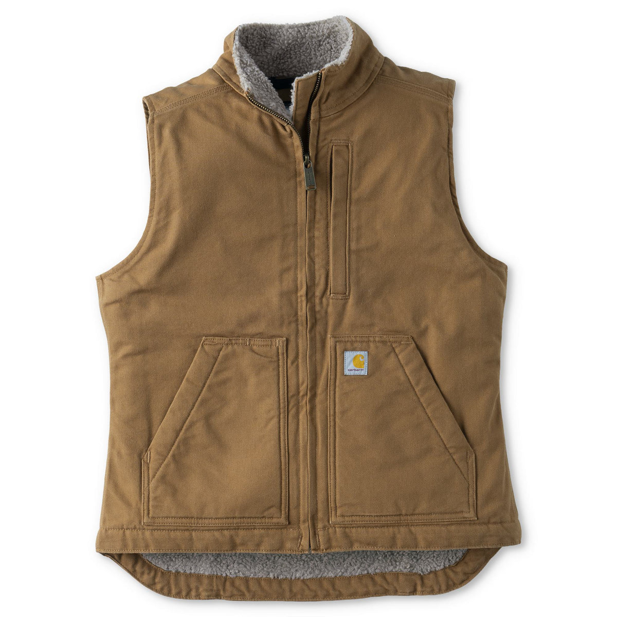 Carhartt Women's Washed Duck Mock Neck Vest Vests Carhartt
