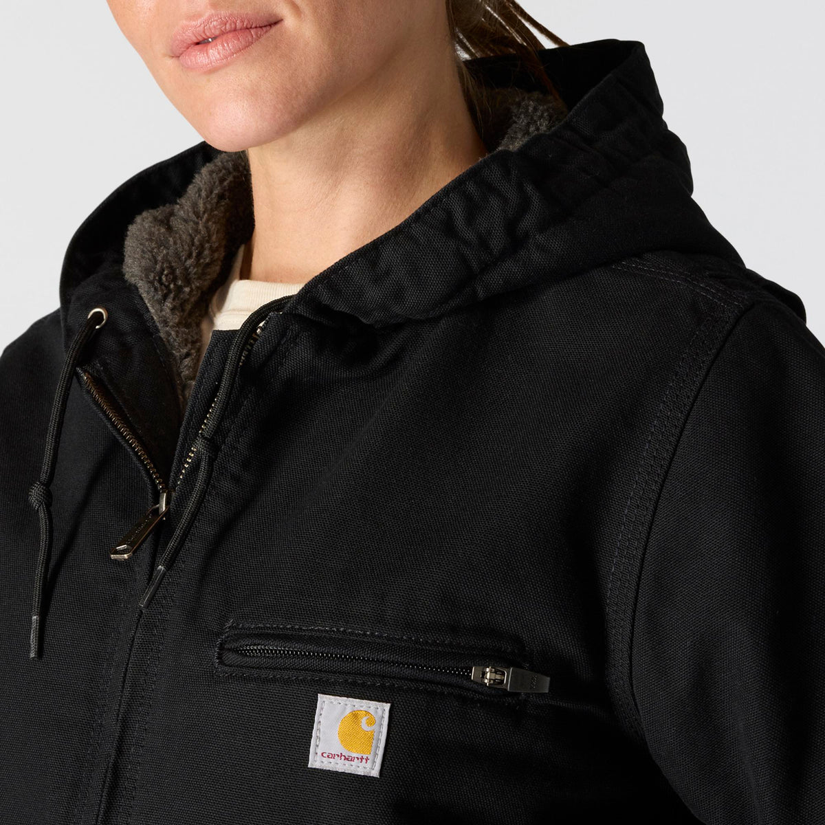 Carhartt Women&#39;s Washed Duck Sherpa Jacket