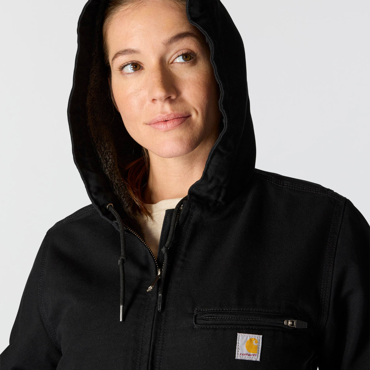 Carhartt Women&#39;s Washed Duck Sherpa Jacket - Work World - Workwear, Work Boots, Safety Gear