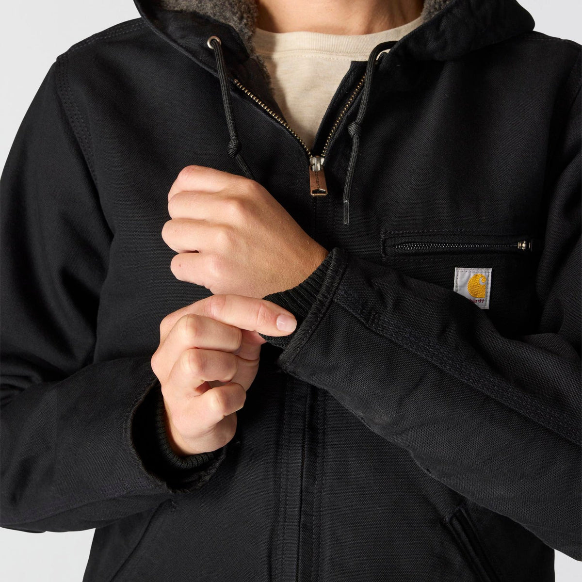 Carhartt Women's Washed Duck Sherpa Jacket Jackets & Coats Carhartt
