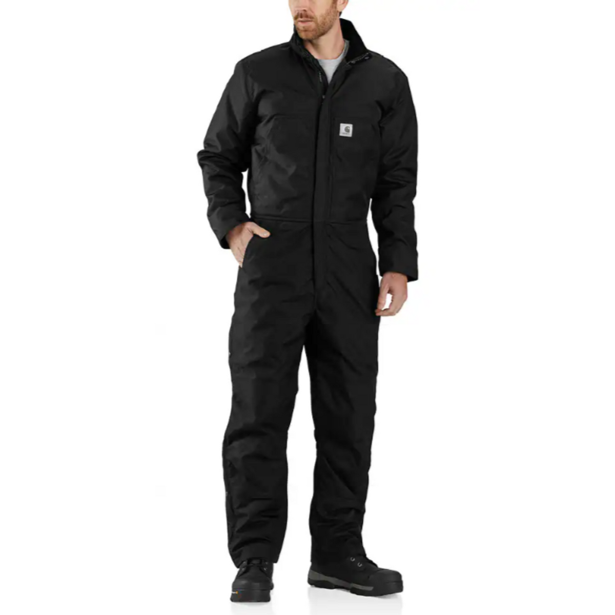 Carhartt Men's Yukon Extremes Insulated Double Front Coverall Bibs & Overalls Carhartt Black 2XL Reg