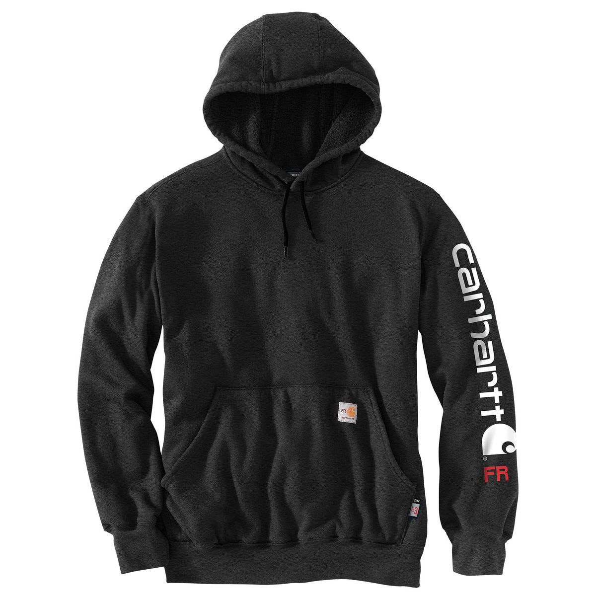 Carhartt Men's Flame Resistant Force® Relaxed Fit Hoodie Sweatshirts & Hoodies Carhartt Black 2XL Reg