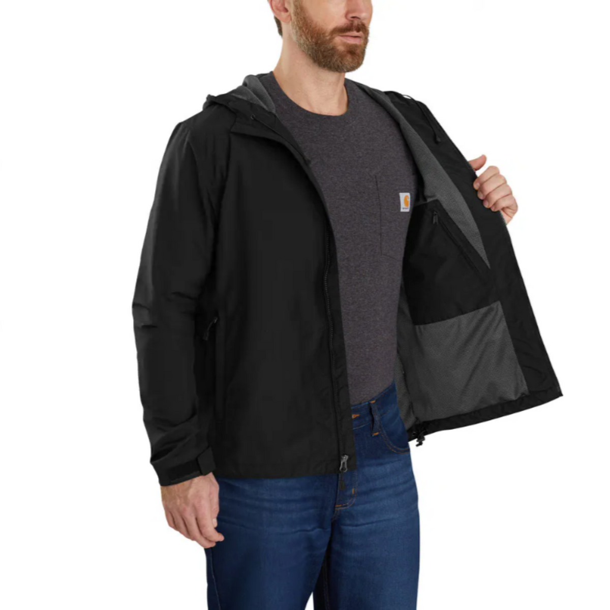 Carhartt Men's Rain Defender Lightweight Jacket Jackets & Coats Carhartt