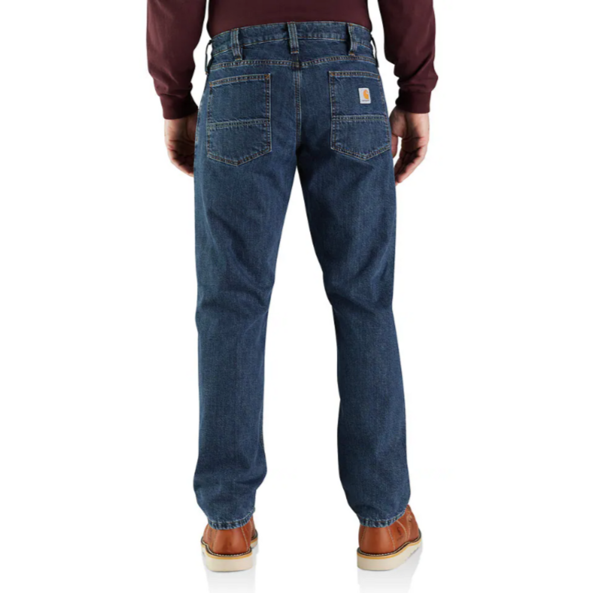 Carhartt Men's Relaxed Fit Flannel Lined 5-Pocket Jean Pants Carhartt