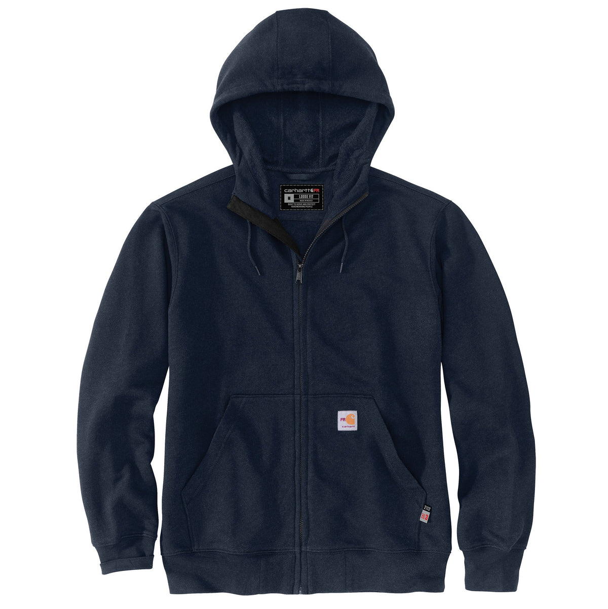 Carhartt Men's Flame-Resistant Force® Loose Fit Midweight Zip Front Sweatshirt Sweatshirts & Hoodies Carhartt