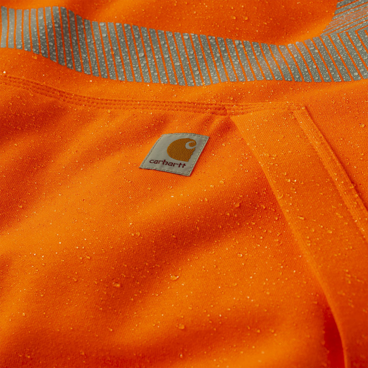 Carhartt Men's Hi-Vis Rain Defender Class 3 Sweatshirt Sweatshirts & Hoodies Carhartt