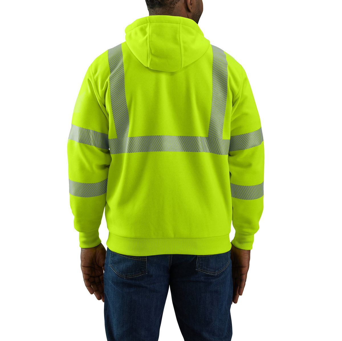 Carhartt Men's Hi-Vis Rain Defender® Thermal Lined Class 3 Sweatshirt Sweatshirts & Hoodies Carhartt