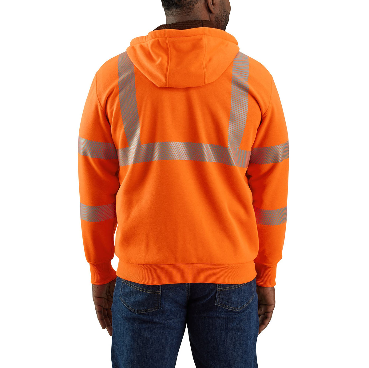 Carhartt Men's Hi-Vis Rain Defender® Thermal Lined Class 3 Sweatshirt Sweatshirts & Hoodies Carhartt