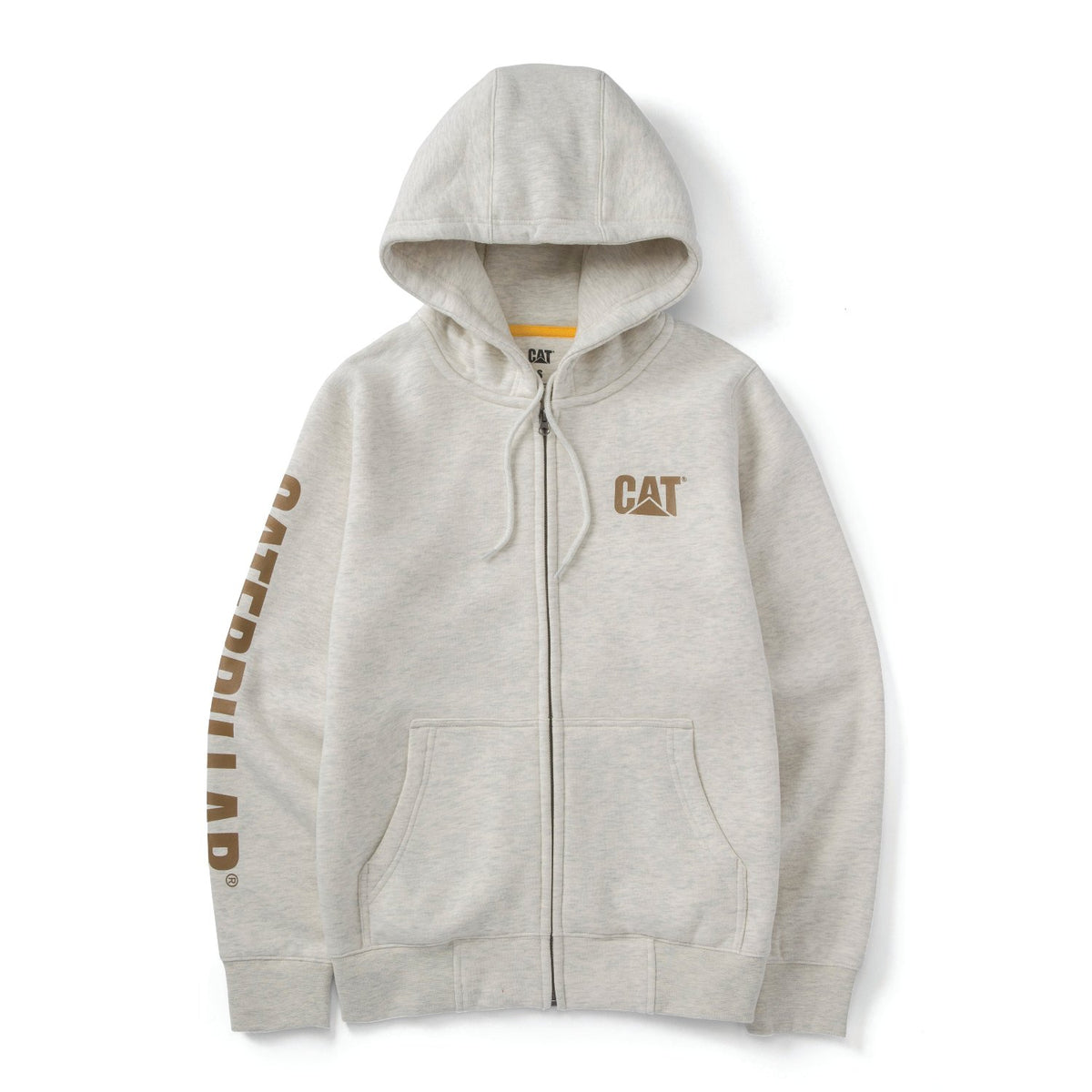 CAT Women's Trademark Banner Full Zip Hoodie Sweatshirts & Hoodies CAT Cream Heather L Reg