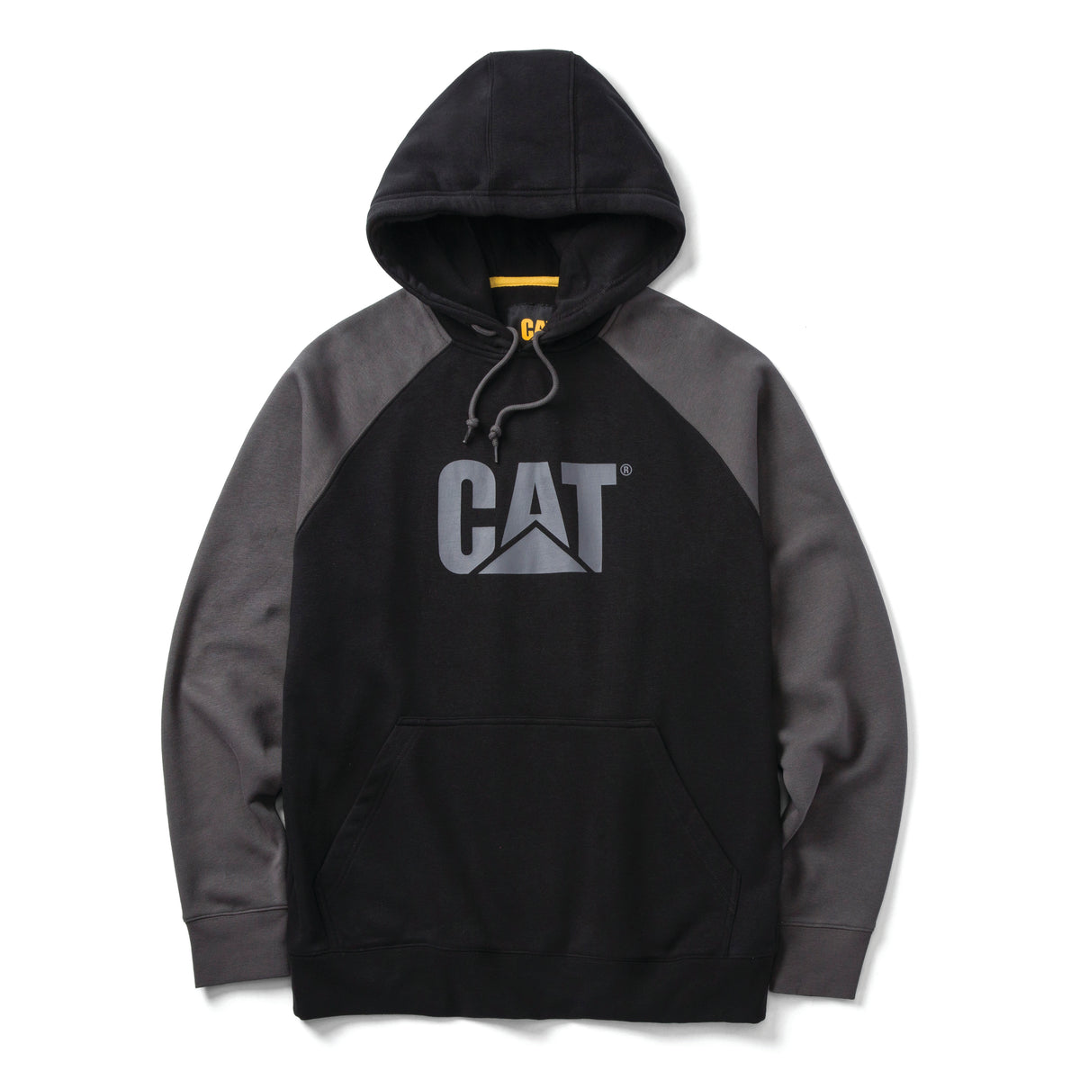 CAT Men's Colorblock Raglan Logo Hoodie - Work World - Workwear, Work Boots, Safety Gear