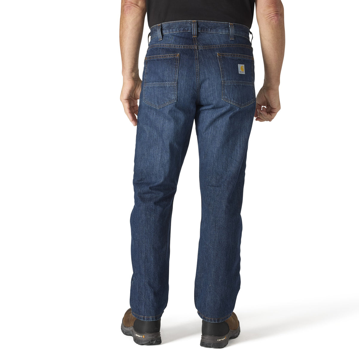 Carhartt Men's Relaxed Fit Straight Leg 5-Pocket Jean Pants Carhartt
