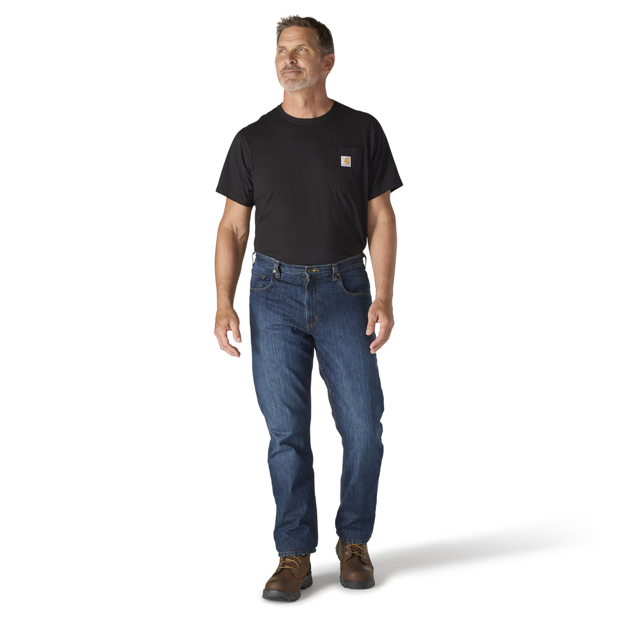 Carhartt Men's Relaxed Fit Straight Leg 5-Pocket Jean Pants Carhartt