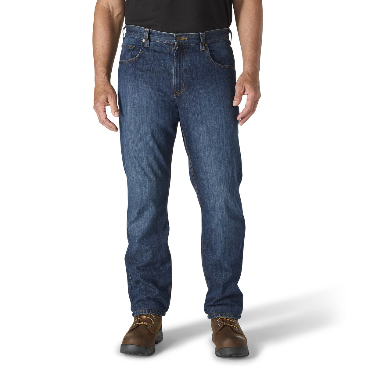 Carhartt Men's Relaxed Fit Straight Leg 5-Pocket Jean Pants Carhartt Deep Creek 28 30 Inseam