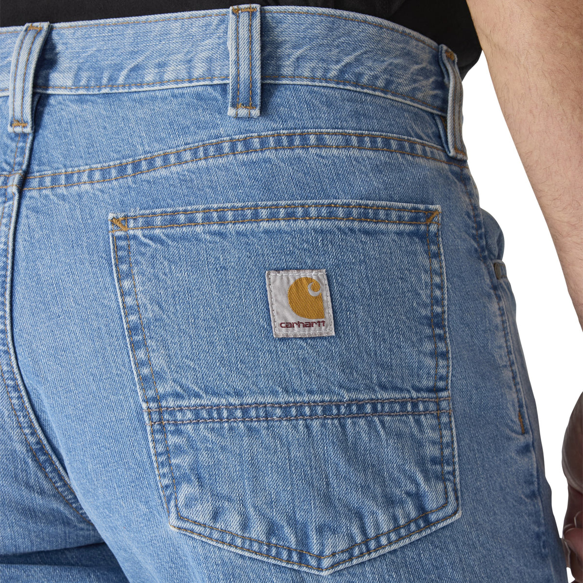 Carhartt Men's Relaxed Fit Straight Leg 5-Pocket Jean Pants Carhartt