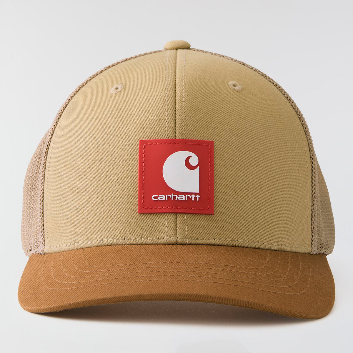 Carhartt Rugged Flex Logo Patch Cap Hats & Caps Carhartt Sandstone/Carhartt Brown OS