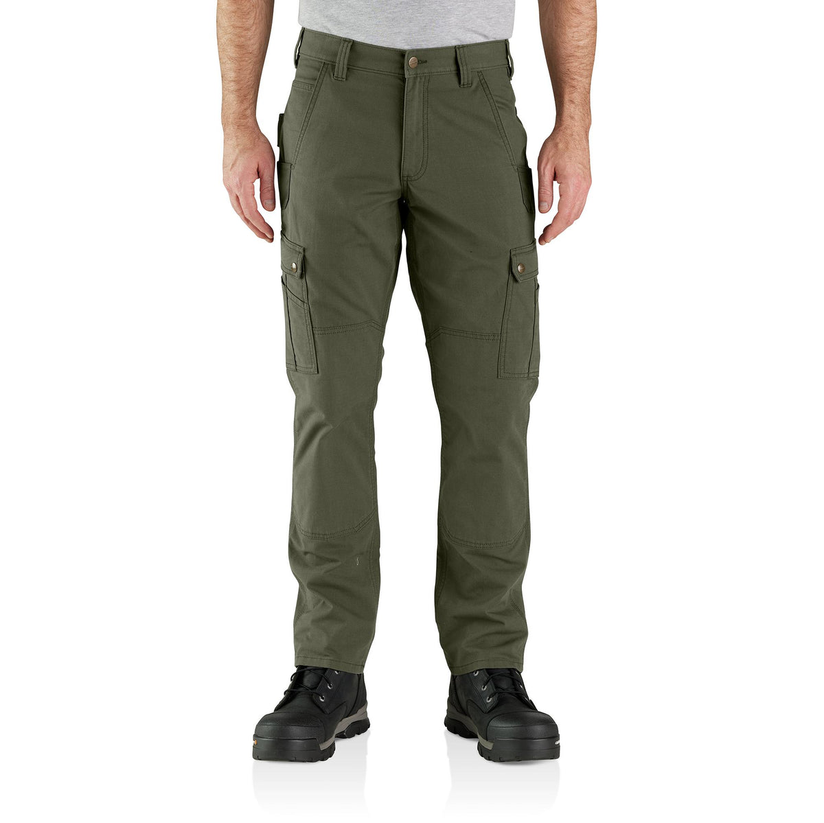 Carhartt Men's Rugged Flex® Relaxed Fit Ripstop Cargo Work Pant Pants Carhartt Basil 30 30 Inseam