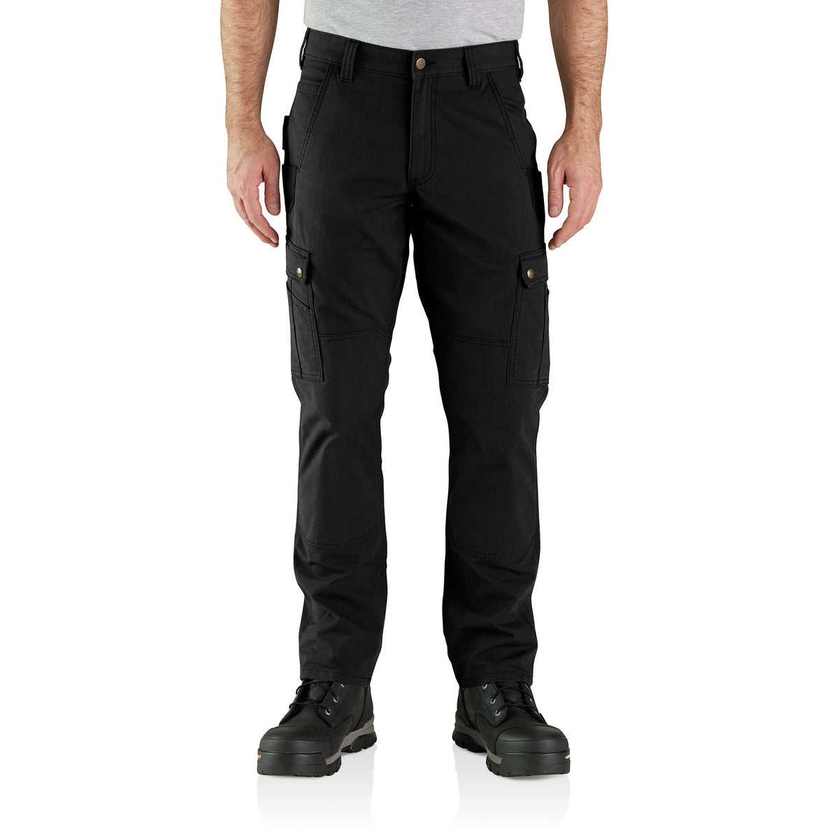 Carhartt Men's Rugged Flex® Relaxed Fit Ripstop Cargo Work Pant Pants Carhartt Black 30 30 Inseam