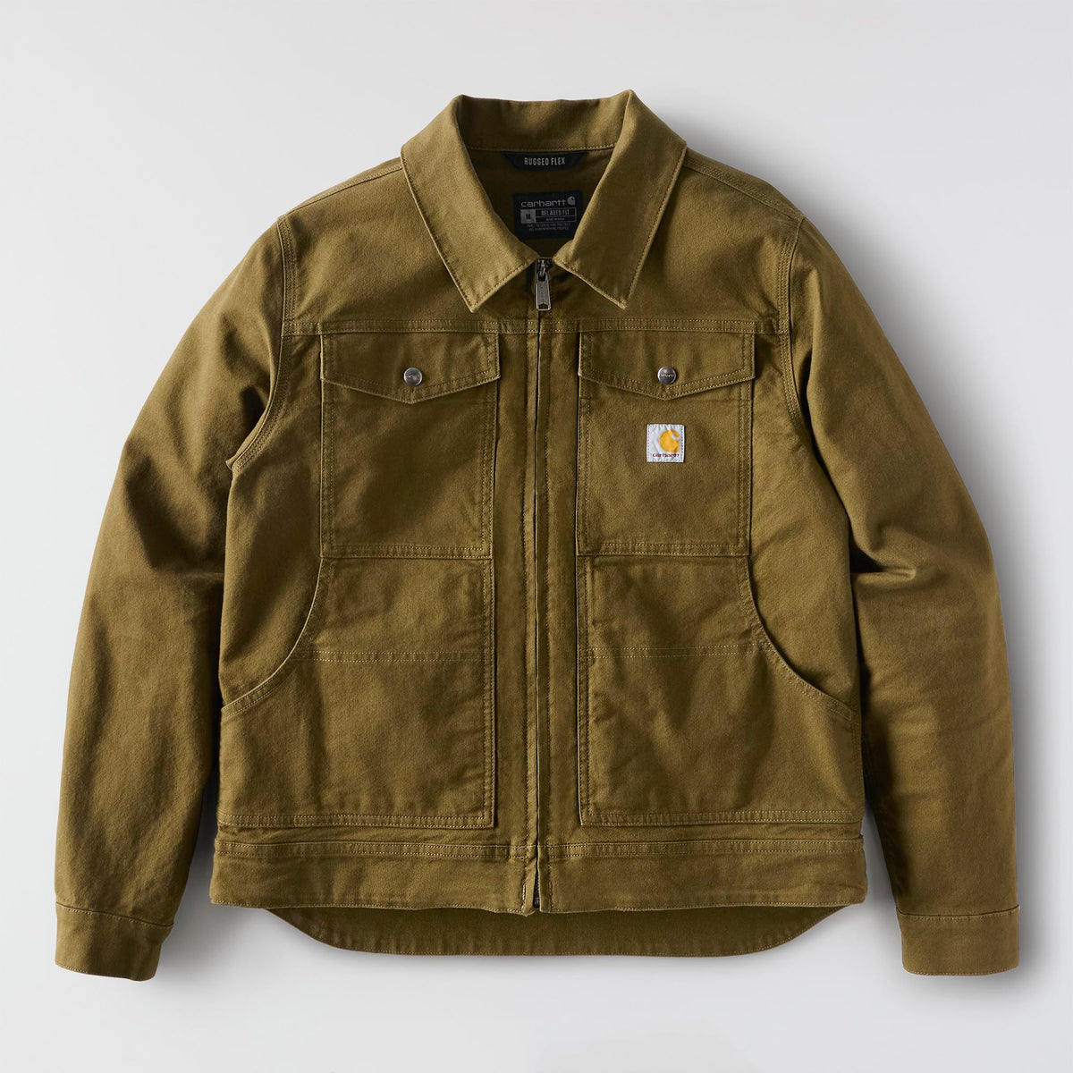 Carhartt Men's Rugged Flex® Duck Berwick 6-Pocket Zip Jacket Jackets & Coats Carhartt