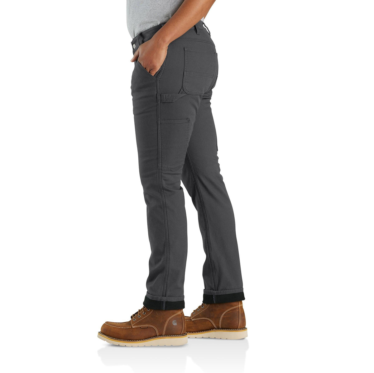 Carhartt Women's Rugged Flex® Relaxed Fit Canvas Fleece Lined Pant Pants Carhartt
