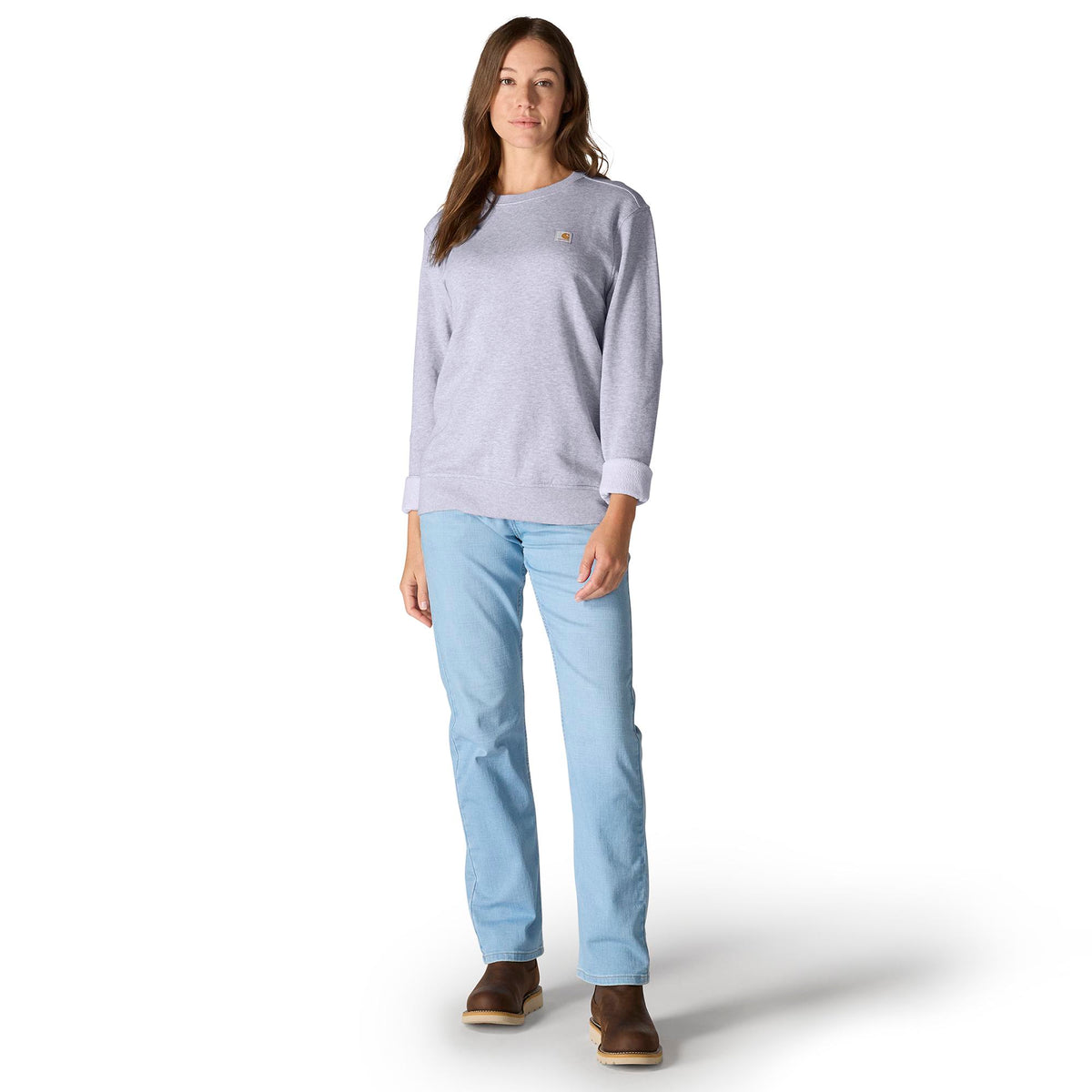 Carhartt Women's Relaxed Fit French Terry Crewneck Sweatshirt Sweatshirts & Hoodies Carhartt