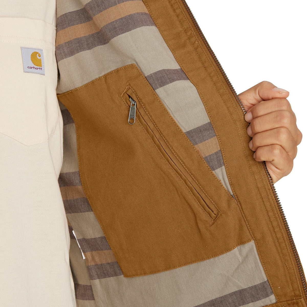 Carhartt Women's Re-Engineered Rugged Flex® Loose Fit Canvas Detroit Jacket Jackets & Coats Carhartt