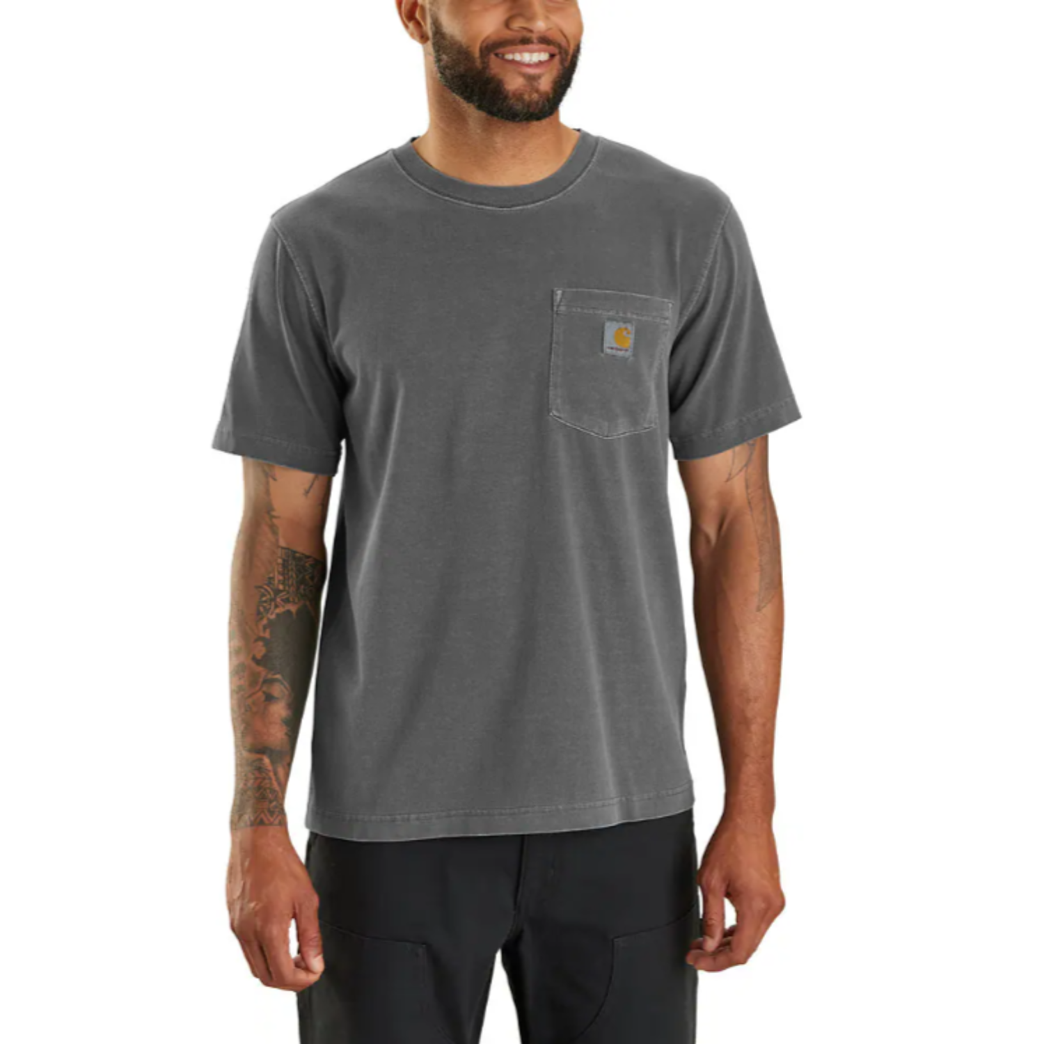 Carhartt Men's Re-Engineered Garment Dyed Pocket Short Sleeve T-Shirt - Work World - Workwear, Work Boots, Safety Gear