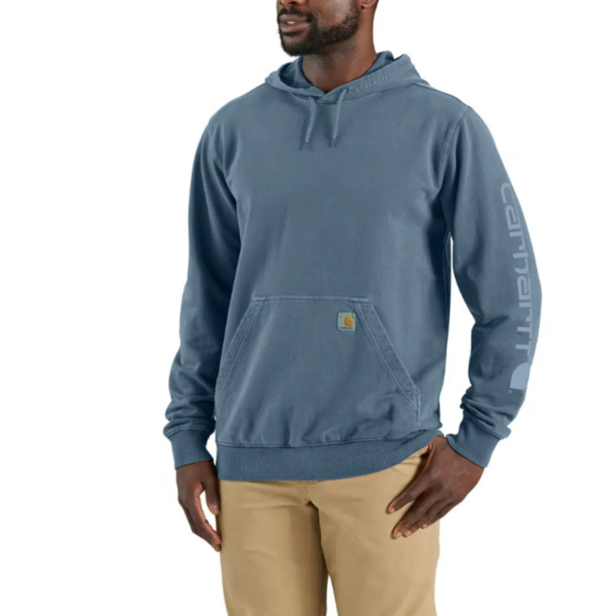 Carhartt Men&#39;s  Re-Engineered Relaxed Fit Graphic Sleeve French Terry Hoodie - Work World - Workwear, Work Boots, Safety Gear