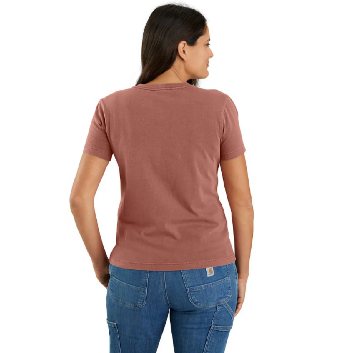 Carhartt Women's Re-Engineered Garment Dyed Pocket Short Sleeve T-Shirt T-Shirts Carhartt