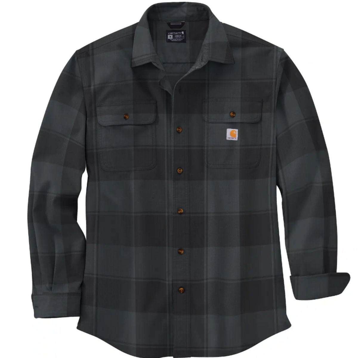 Carhartt Men&#39;s Loose Fit Heavyweight Flannel Button-Down Work Shirt - Work World - Workwear, Work Boots, Safety Gear