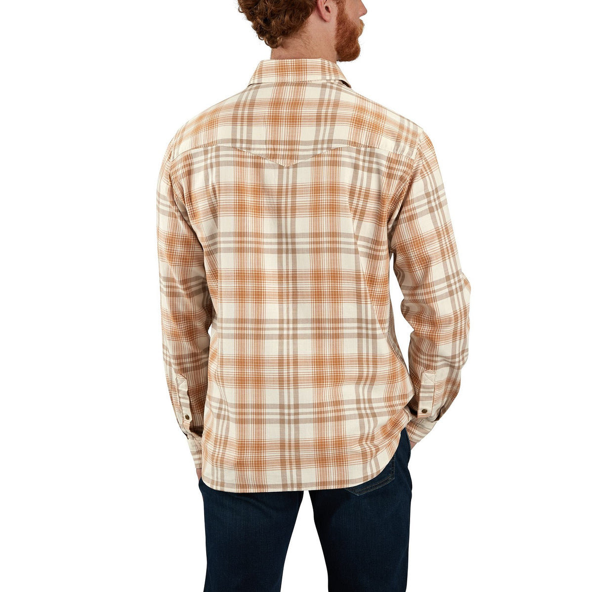 Carhartt Men&#39;s Montana Relaxed Fit Lightweight Plaid Button-Down Work Shirt - Work World - Workwear, Work Boots, Safety Gear