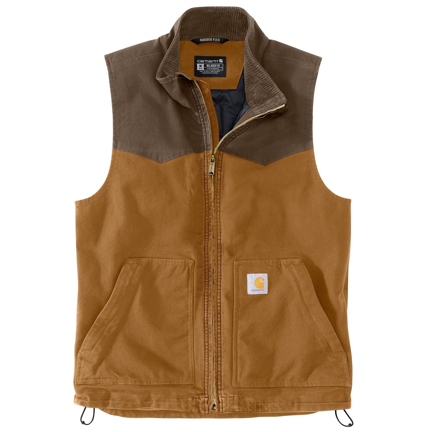 Carhartt Men's Montana Rugged Flex® Relaxed Fit Zip Duck Vest - Work World - Workwear, Work Boots, Safety Gear