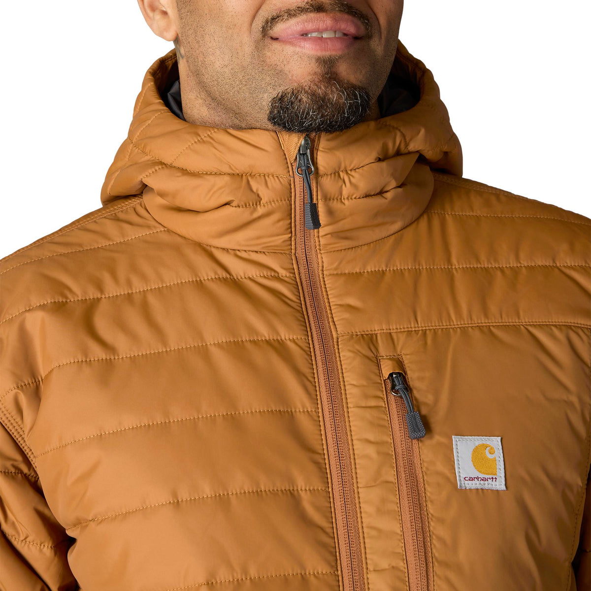 Carhartt Men's Rain Defender Relaxed Fit Lightweight Insulated Hooded Jacket