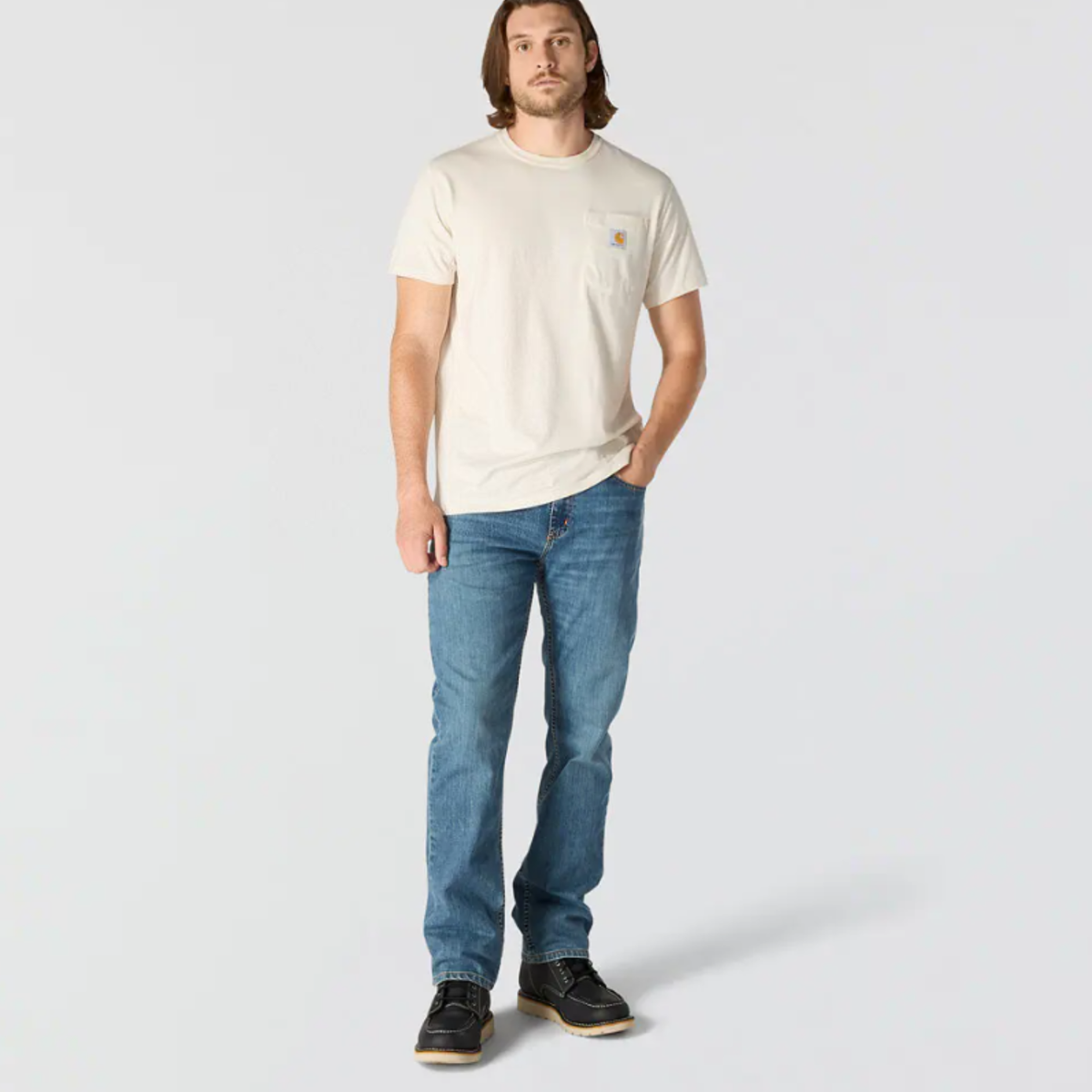 Carhartt Men's Force® Relaxed Fit Midweight Short Sleeve Pocket Tee T-Shirts Carhartt