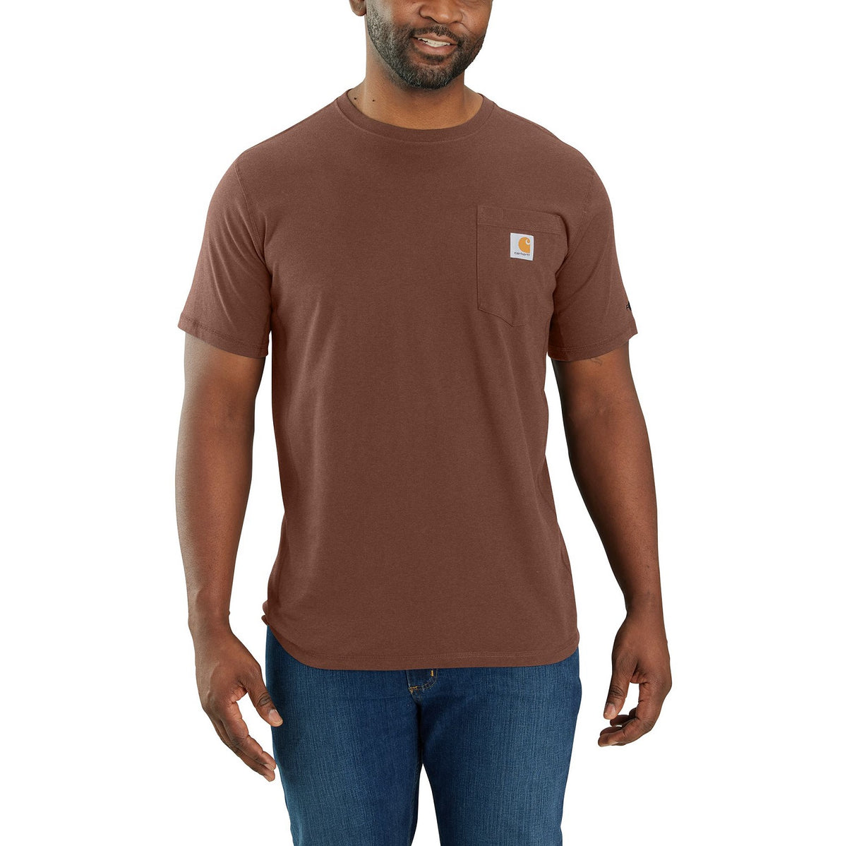 Carhartt Men&#39;s Force® Relaxed Fit Midweight Short Sleeve Pocket Tee - Work World - Workwear, Work Boots, Safety Gear