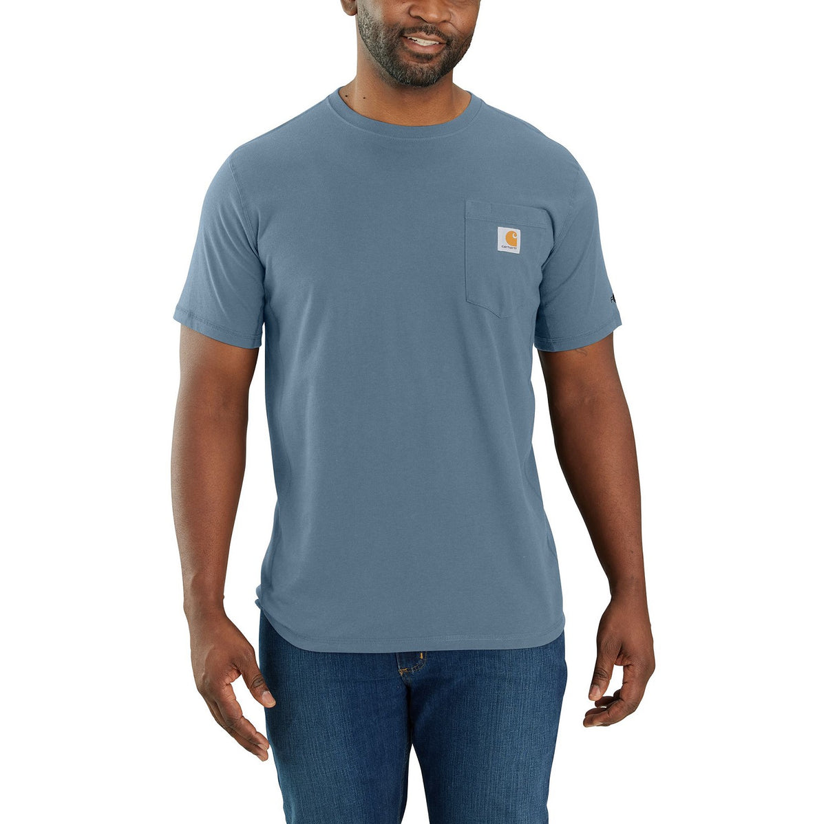 Carhartt Men&#39;s Force® Relaxed Fit Midweight Short Sleeve Pocket Tee - Work World - Workwear, Work Boots, Safety Gear