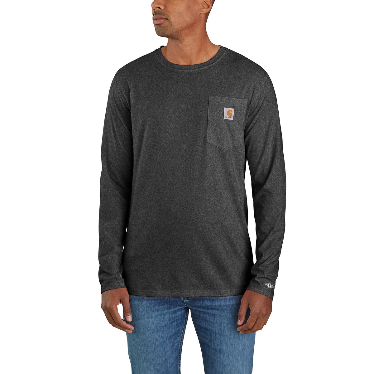 Carhartt Men's Force® Relaxed Fit Long Sleeve Pocket T-Shirt - Work World - Workwear, Work Boots, Safety Gear