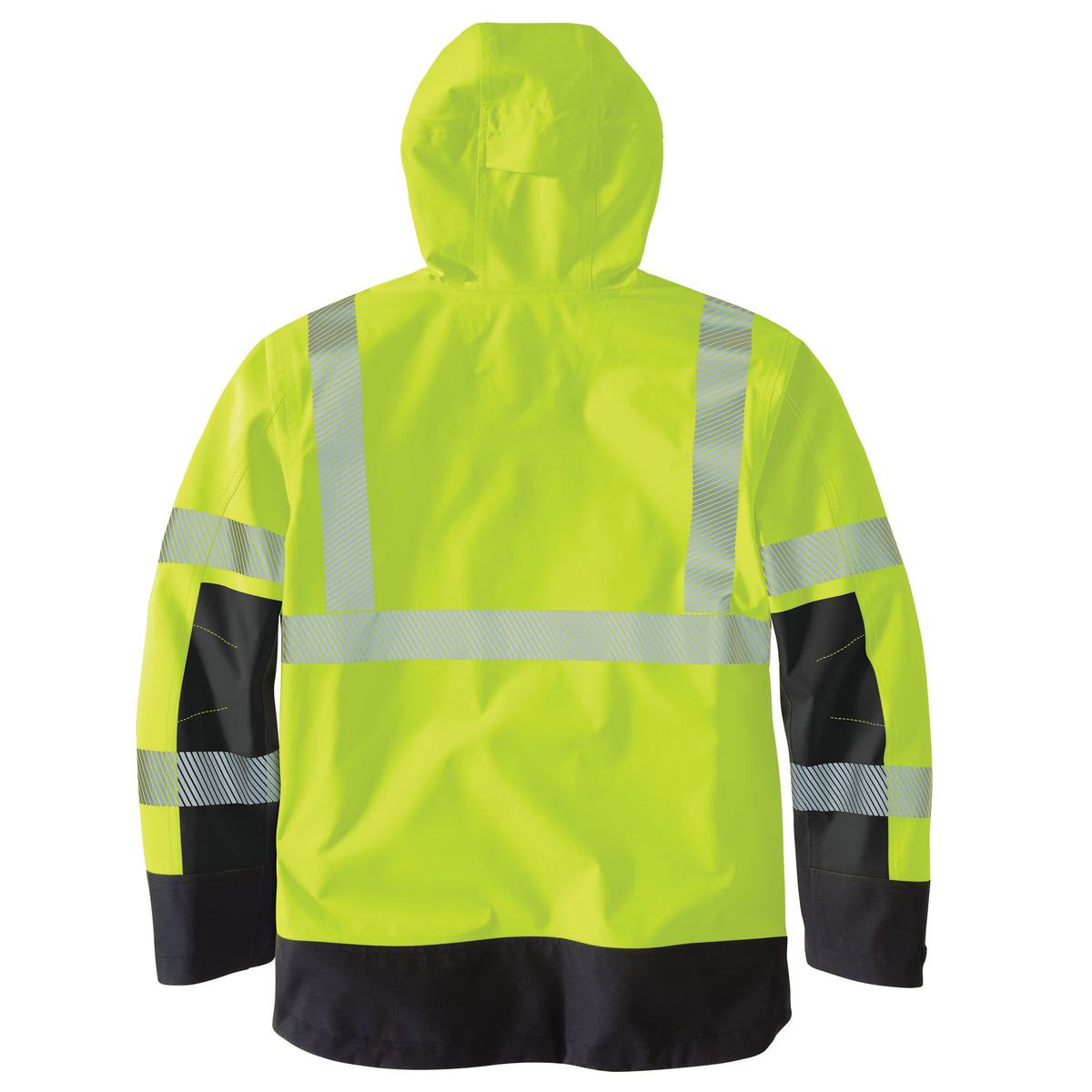 Carhartt Men&#39;s Hi-Vis Waterproof Storm Defender® Class 3 Hooded Jacket - Work World - Workwear, Work Boots, Safety Gear