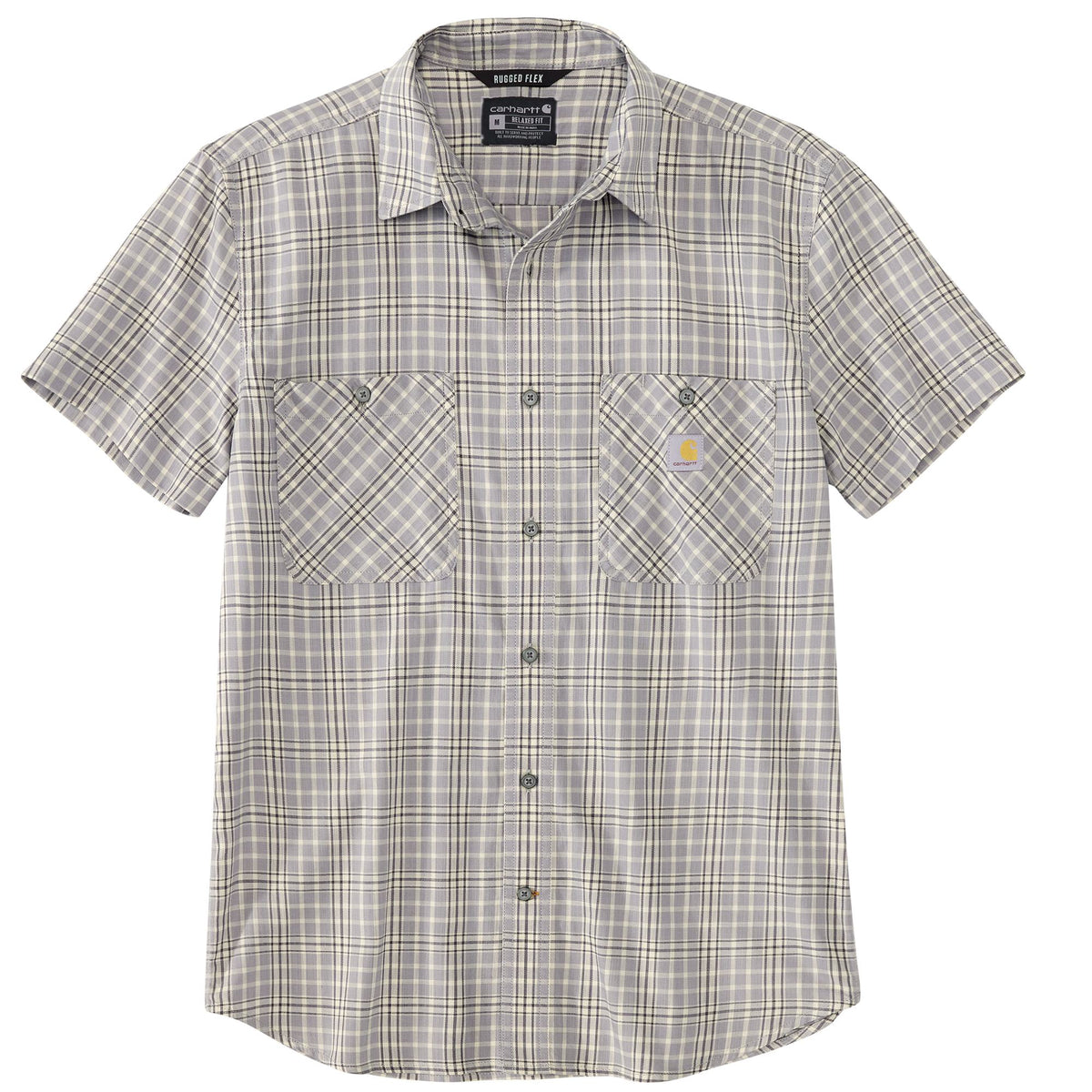 Carhartt Men&#39;s Rugged Flex Relaxed Fit Button-Down Short Sleeve Work Shirt - Work World - Workwear, Work Boots, Safety Gear