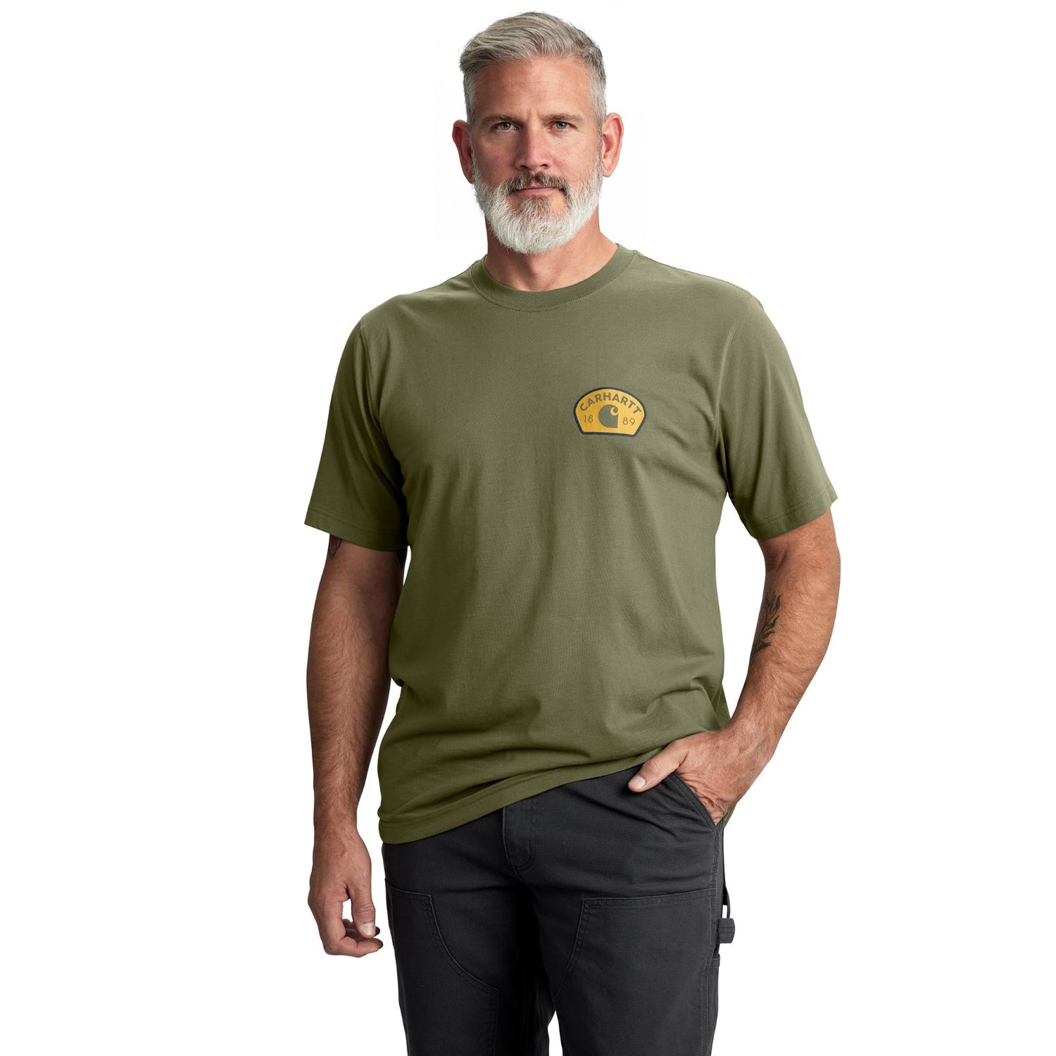Carhartt Men's Relaxed Fit Lightweight 1889 Graphic Short-Sleeve T-Shirt - Work World - Workwear, Work Boots, Safety Gear