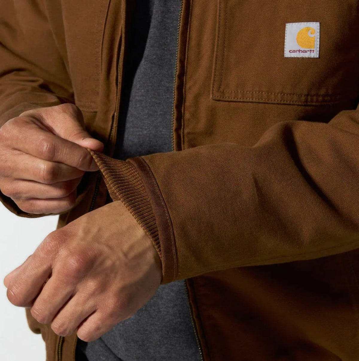 Carhartt Men's Full Swing Washed Duck Insulated Active Jacket Jackets & Coats Carhartt