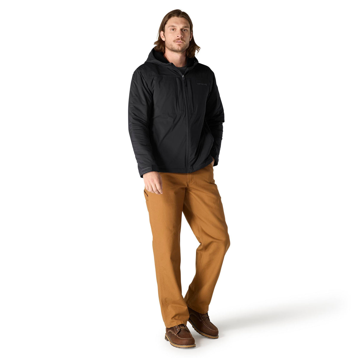 Carhartt Men's Rugged Flex Relaxed Fit Lightweight DWR Stretch Insulated Jacket