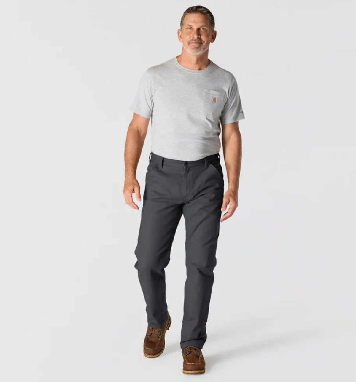 Carhartt Men's Straight Rugged Flex Duck Dungaree Pants Carhartt Shadow 30 30 Inseam